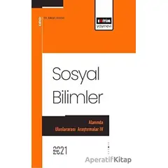 Sosyal Bilimler - Erkan Arslan - Eğitim Yayınevi - Bilimsel Eserler