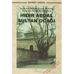 Hıdır Abdal Sultan Ocağı - Mehmet Şimşek - Can Yayınları (Ali Adil Atalay)