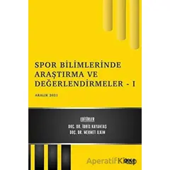 Spor Bilimlerinde Araştırma ve Değerlendirmeler 1 - İdris Kayantaş - Gece Kitaplığı