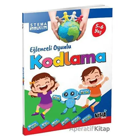 Stema Eğlenceli Oyunlu Kodlama (5-6 Yaş) - Kolektif - Niha Çocuk