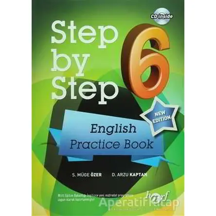 Step by Step 6: English Practice Book (CDli) - D. Arzu Kaptan - Harf Eğitim Yayıncılık