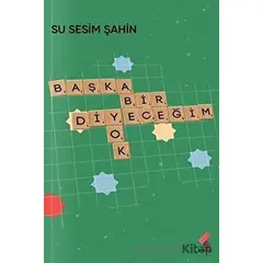 Başka Bir Diyeceğim Yok - Su Sesim Şahin - Klaros Yayınları