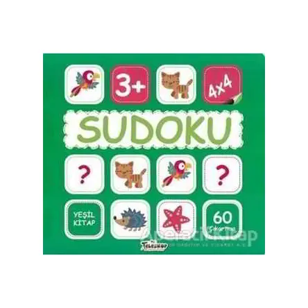 Sudoku 4x4 - Yeşil Kitap - Kolektif - Teleskop Popüler Bilim