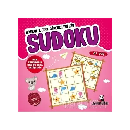 Sudoku 6+ Yaş - İlkokul 1. Sınıf Öğrencileri İçin - Kolektif - Beyaz Panda Yayınları