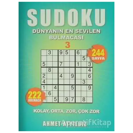 Sudoku - Dünyanın En Sevilen Bulmacası 3 - Bertan Kodamanoğlu - Olimpos Yayınları