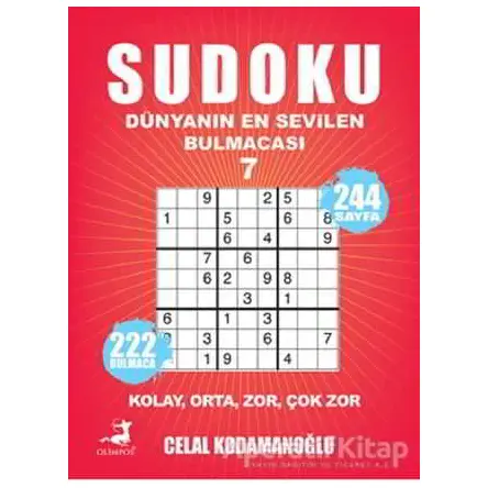 Sudoku - Dünyanın En Sevilen Bulmacası 7 - Celal Kodamanoğlu - Olimpos Yayınları