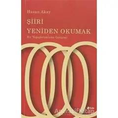 Şiiri Yeniden Okumak - Hasan Akay - Şule Yayınları