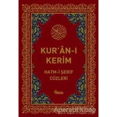 Kur’an-Kerim Hatm-i Şerif Cüzleri (Kutulu) - Kolektif - Nesil Yayınları