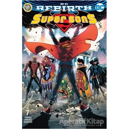 Super Sons Sayı 7( DC Rebirth ) - Peter J. Tomasi - JBC Yayıncılık