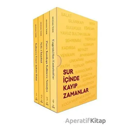 Sur İçinde Kayıp Zamanlar (4 Kitap Takım) - Mustafa Yoker - Alternatif Yayıncılık