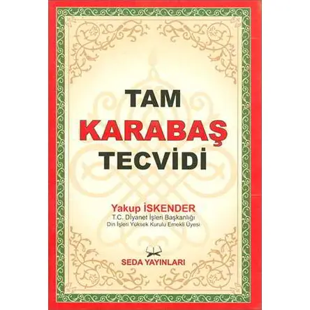 Tam Karabaş Tecvidi (Orta Boy, 051) - Yakup İskender - Seda Yayınları