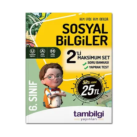 Tambilgi 6. Sınıf Sosyal Bilgiler 2’li Doping Set