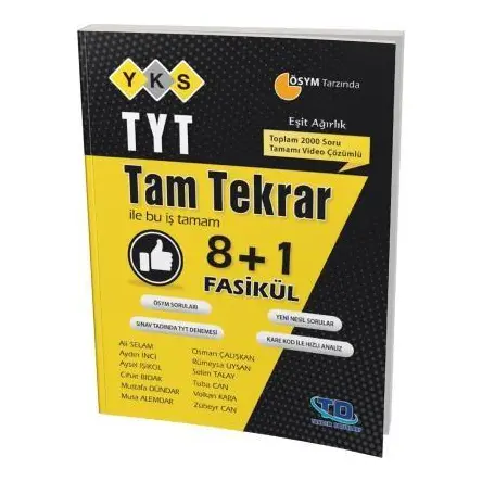 Tandem 2021 TYT Tam Tekrar Eşit Ağırlık 81 Fasikül