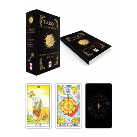 Tarot Klasik Deste, 78 Kart ve Anahtar Kitap - Şerife Çifçi - Delta Kültür Yayınevi