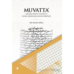 Muvatta - Kenan Oral - Türkiye Diyanet Vakfı Yayınları