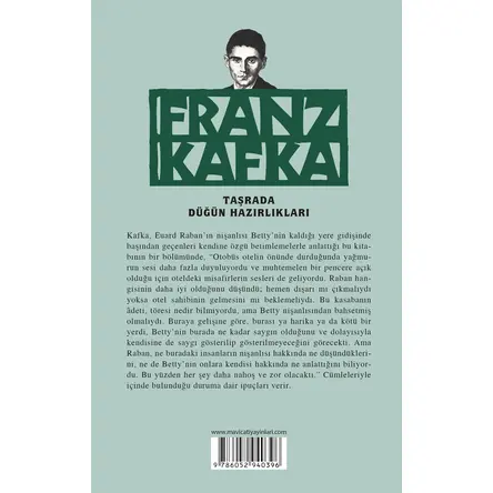 Taşrada Düğün Hazırlıkları - Franz Kafka - Maviçatı Yayınları