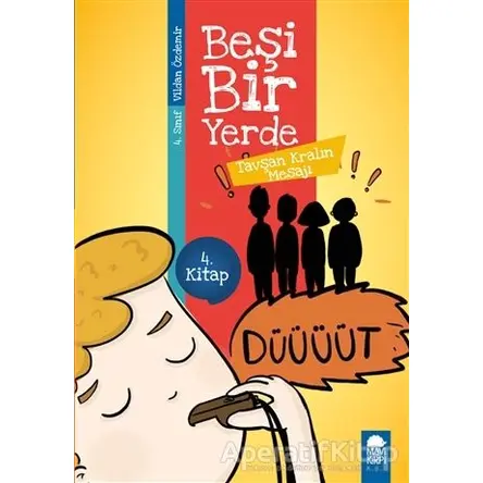 Tavşan Kralın Mesajı - Beşi Bir Yerde 4. Kitap (4. Sınıf) - Vildan Özdemir - Mavi Kirpi Yayınları