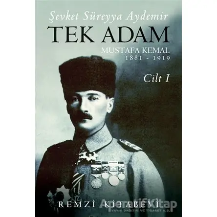 Tek Adam Cilt 1 (Büyük Boy) - Şevket Süreyya Aydemir - Remzi Kitabevi