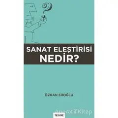 Sanat Eleştirisi Nedir? - Özkan Eroğlu - Tekhne Yayınları