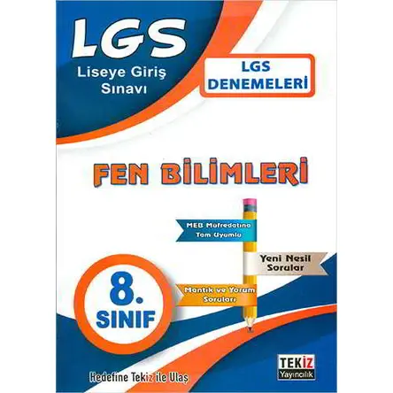 Tekiz 8.Sınıf LGS Fen Bilimleri Denemeleri