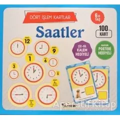 Saatler 6 Yaş Dört İşlem Kartlar - Kolektif - Teleskop Popüler Bilim