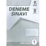 9.Sınıf Deneme Sınavı (B Kitapçığı) Testfen Yayınları