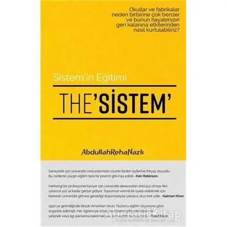 The Sistem - Sistemin Eğitimi - Abdullah Reha Nazlı - Kamer Yayınları