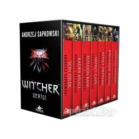 The Witcher Serisi Kutulu (7 Kitap Takım) - Andrzej Sapkowski - Pegasus Yayınları