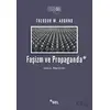 Faşizm ve Propaganda - Theodor W. Adorno - Sel Yayıncılık