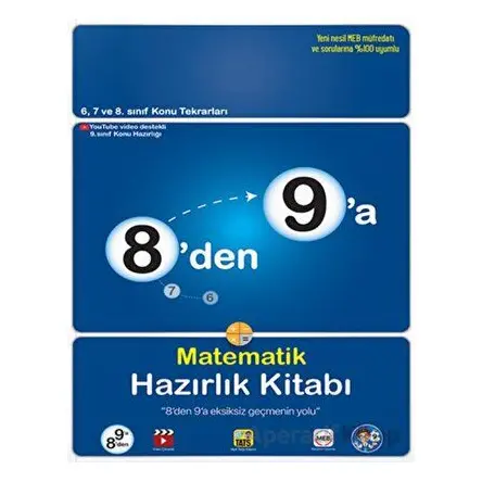 Tonguç 8’den 9’a Matematik Hazırlık Kitabı