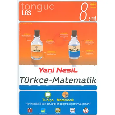 Tonguç 8.Sınıf Yeni Nesil Türkçe - Matematik