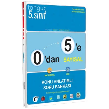 Tonguç Akademi 0’dan 5’e Sayısal Konu Anlatımlı Soru Bankası