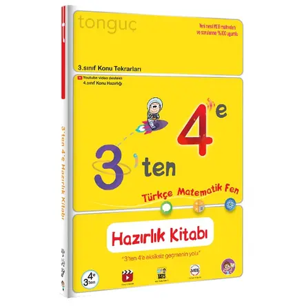 Tonguç Akademi 3’ten 4’e Hazırlık Kitabı