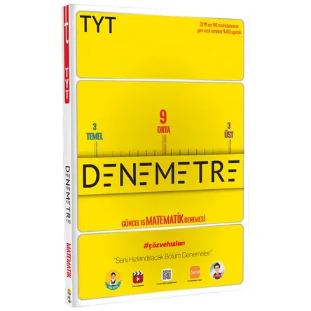 Tonguç Akademi TYT Denemetre Yeni Nesil 15 Matematik Denemesi