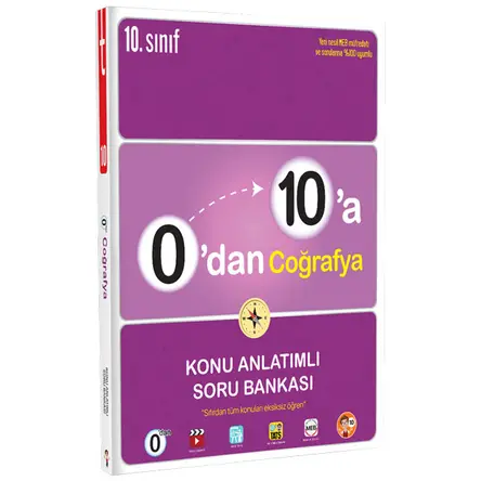 Tonguç Yayınları 0dan 10a Coğrafya Konu Anlatımlı Soru Bankası