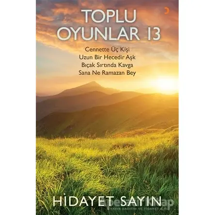 Toplu Oyunlar 13 - Hidayet Sayın - Cinius Yayınları