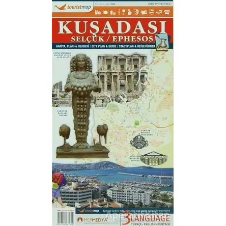 Touristmap Kuşadası Harita, Plan ve Rehberi - Kolektif - MepMedya Yayınları