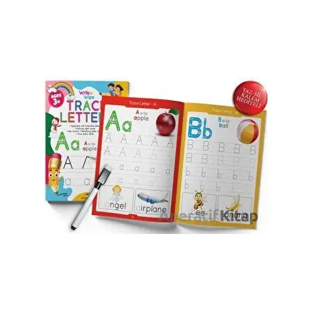 Trace Letters Write and Wipe Activity - Kolektif - MK Publications