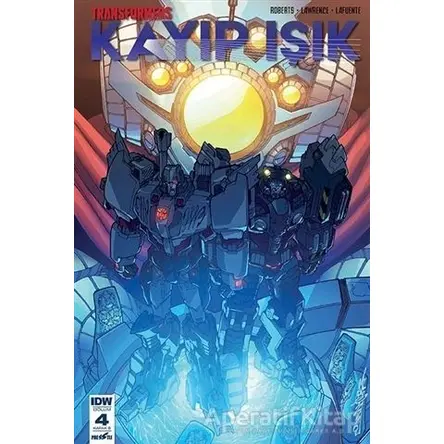 Transformers - Kayıp Işık (Bölüm 4 Kapak B) - James Roberts - Presstij Kitap