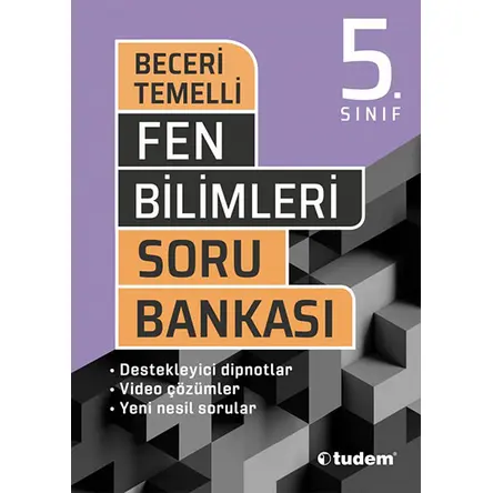 Tudem 5.Sınıf Fen Bilimleri Beceri Temelli Soru Bankası