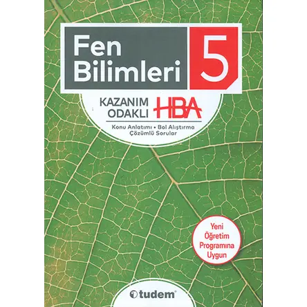 Tudem 5.Sınıf Fen Bilimleri Kazanım Odaklı HBA