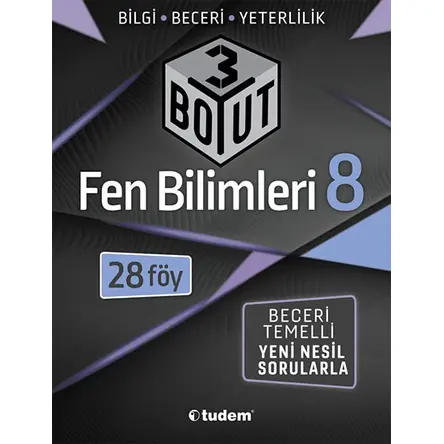 Tudem 8.Sınıf Fen Bilimleri 3 Boyut Föy