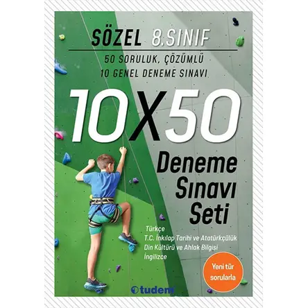 Tudem 8.Sınıf Sözel 10x50 Deneme Sınavı Seti