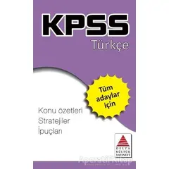 KPSS Türkçe Strateji Kartları - Tufan Şahin - Delta Kültür Yayınevi