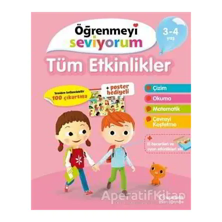 Tüm Etkinlikler - Öğrenmeyi Seviyorum 3-4 Yaş - Kolektif - Uçanbalık Yayıncılık