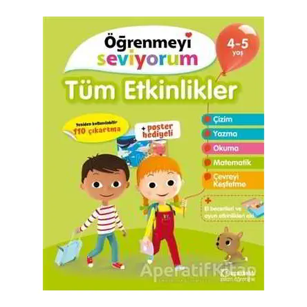 Tüm Etkinlikler - Öğrenmeyi Seviyorum 4-5 Yaş - Kolektif - Uçanbalık Yayıncılık