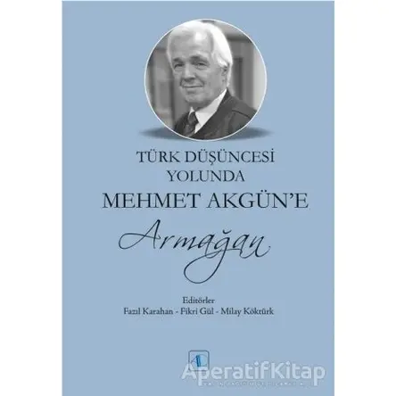 Türk Düşüncesi Yolunda Mehmet Akgün’e Armağan - Kolektif - Aktif Düşünce Yayınları