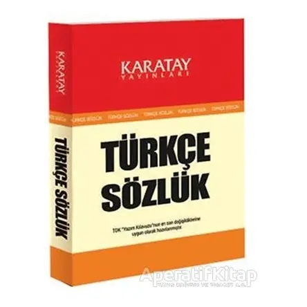 Türkçe Sözlük - Kolektif - Karatay Yayınları