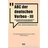 ABC Der Deutschen Verben - 3 - Veysi Örek - Gece Kitaplığı