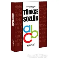 Türkçe Sözlük - Kolektif - Karatay Yayınları